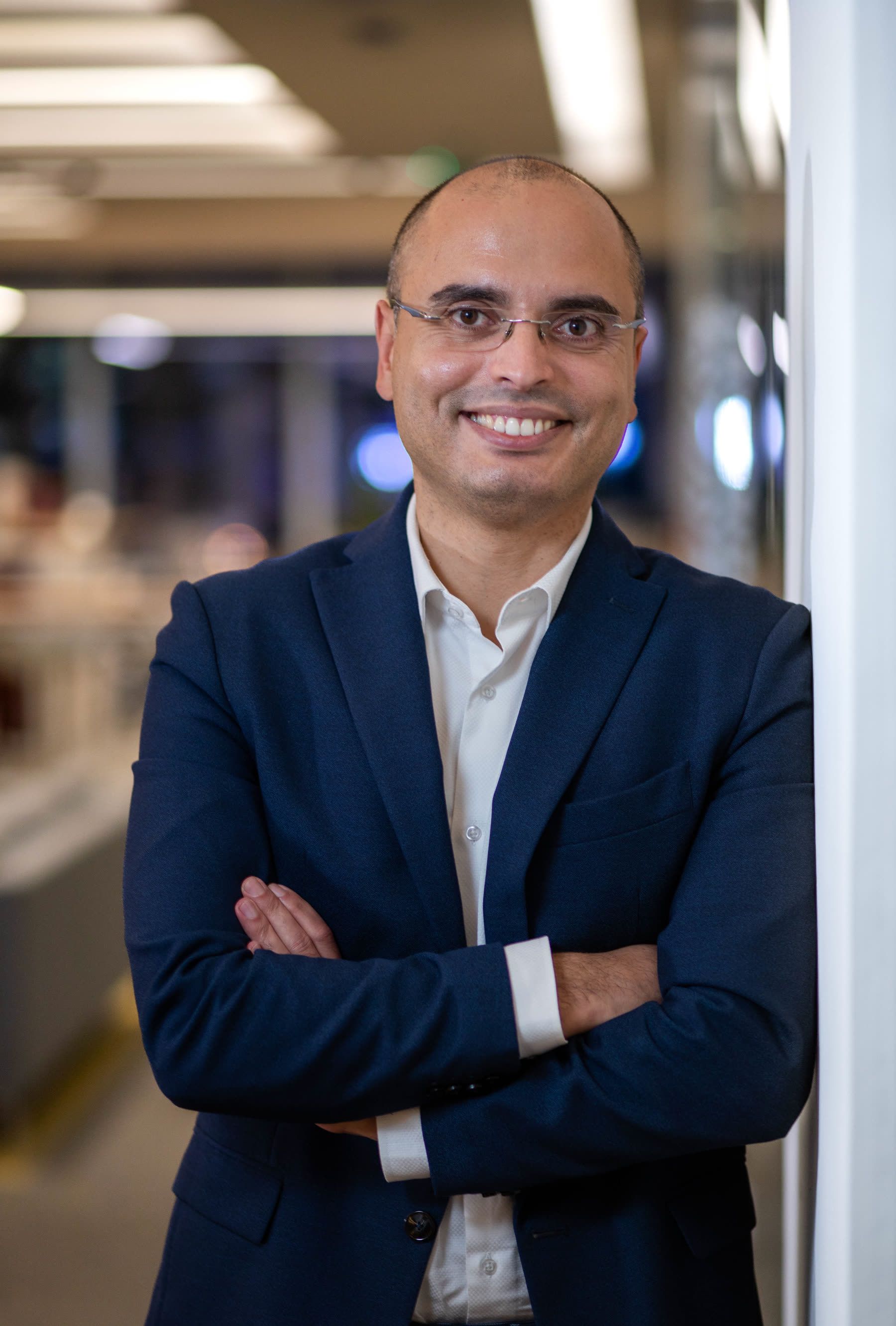 Portrait of Mehdi Frikha, founder of MZX
